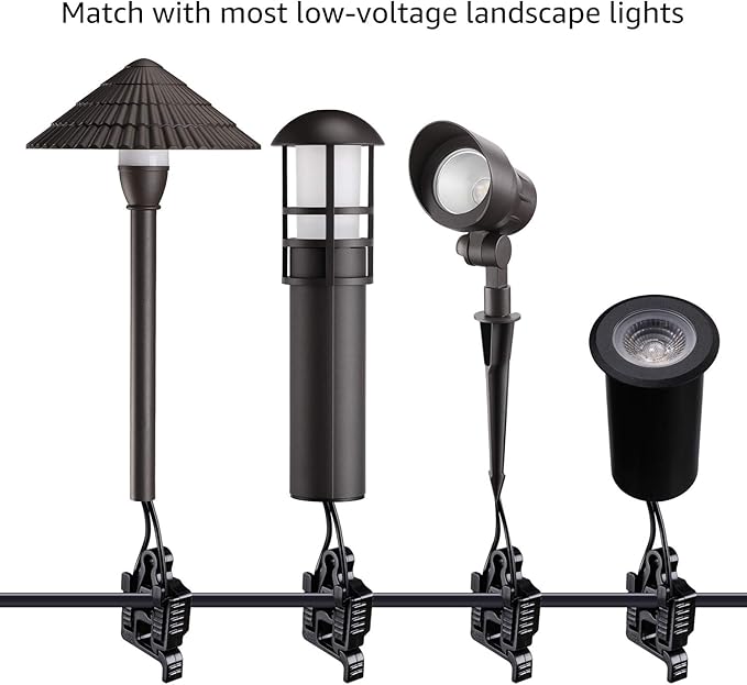 LEONLITE Low Voltage Landscape Wire Connector, Outdoor Light Cable Connectors for Pathway Lights/In-ground | Lumora