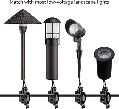 LEONLITE Low Voltage Landscape Wire Connector, Outdoor Light Cable Connectors for Pathway Lights/In-ground Lighting/Spotlight, UL Listed, 12-18 Gauge, Pack of 6