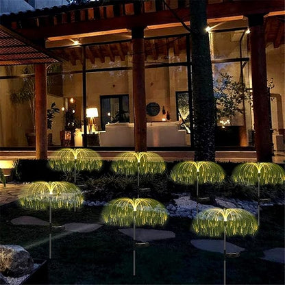 Solar Garden Lights Garden Lights Solar Outdoor Solar Jellyfish Lights Waterproof Solar Garden Lights 7 Colors Replacement Pathway Lights Solar Sunflowers For Garden Patio Decorations Garden Lights Wa