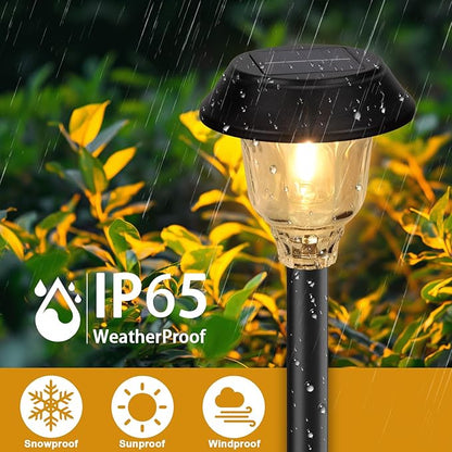 Solar Pathway Lights 6 Pack & 8 Pack Fence Lights