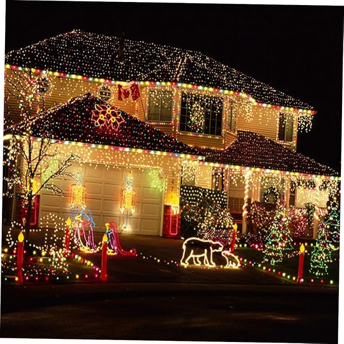Solar LED String Lights Outdoor Beads Decorative Lamps with Color Modes for Garden Lawn Patio Energy-Saving Warm | Lumora