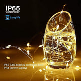 2 Pack Solar Powered Fairy String Lights Outdoor Waterproof 8 Modes Twinkle Christmas Decorations Lights, Each | Lumora