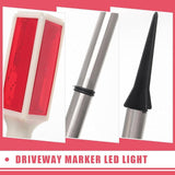 Gadpiparty Solar Driveway Marker Lights, Led Outdoor Driveway Markers, Waterproof Solar Pathway Lights for Garden | Lumora