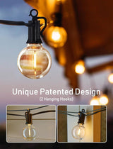 Brightown LED Outdoor String Lights Patio Lights 100FT with 104 LED Bulbs, Shatterproof Weatherproof Commercial | Lumora