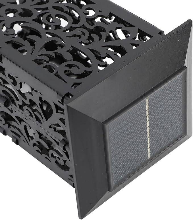 Hyuduo Solar Pathway Lights Outdoor ABS Material Auto On Off IP65 Safety with Overcharge Light Recognition Garden Stake Lights Landscape Pathway Lights for Deck Yard