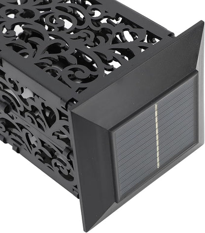 Hyuduo Solar Pathway Lights Outdoor ABS Material Auto On Off IP65 Safety with Overcharge Light Recognition Garden Stake Lights Landscape Pathway Lights for Deck Yard