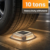 VOLISUN Solar Driveway Lights 8 Pack Waterproof Dock & Deck Marker Lights,2-in-1 Warm White & White LED,IP67 | Lumora