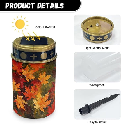Maple Leaf Yard Solar Lights for Outside Solar Lights for Yard Lights Solar Powered Landscaping Lights Solar Solar Lights Outdoor Walkway Outdoor Light Solar Powered