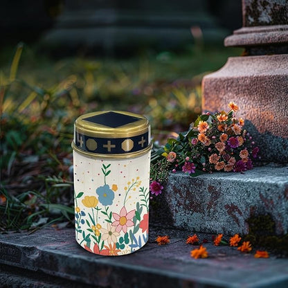 Floral Solar Lights Outdoor for Walkway Solar Pathway Lights Waterproof Solar Lantern Landscape Lighting Solar Garden Lights Pathway Decorations for Yard Patio
