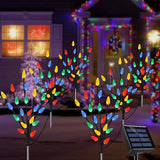 Upgraded 6 Packs 120 LED C6 Solar Christmas Lights, Christmas Decorations Outdoor Yard Lights, 8 Modes Waterproof | Lumora