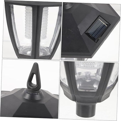 HANABASS Outdoor Solar Decorative Lanterns for Garden Yard & Patio Vintage European Style Hanging LED Landscape Lights for Lawn & Pathway Illumination