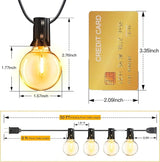 Ollny 50FT Outdoor String Lights, Waterproof Connectable Shatterproof Outside Light with 25 Edison + 2 Spare LED | Lumora