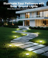 Mini Solar Ground Lights 12 Pack, Solar Lights Outdoor Waterproof, Solar Garden Lights Outdoor Landscape Lighting | Lumora