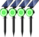 nipify 4 Pack Solar Lights Outdoor Waterproof, 53 LED Solar Spot Lights with 3 Modes Landscape Spotlights for | Lumora