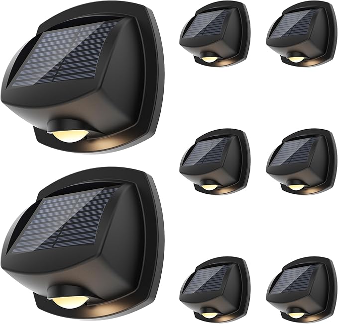 SOLPEX Solar Lights Outdoor Waterproof IP65, Solar Stair Lights Outdoor for Fence, Deck, Step, Dual Color LED 3 | Lumora
