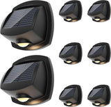 SOLPEX Solar Lights Outdoor Waterproof IP65, Solar Stair Lights Outdoor for Fence, Deck, Step, Dual Color LED 3 | Lumora