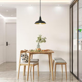 10in Dome Farmhouse Pendant Lights Black and Brass Kitchen Island Hanging Light Fixture for House, Outdoor Barn | Lumora