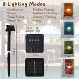 JASHIKA Solar Tiki Mask String Lights Outdoor 40LED 14FT, Tropical Hawaiian Luau Party Lights Solar Powered | Lumora