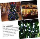 Lurrose 2sets Led Bead Solar Powered Outdoor String Lights Garden Xmas Tree Decorative Lamps Led Outdoor Lights for | Lumora