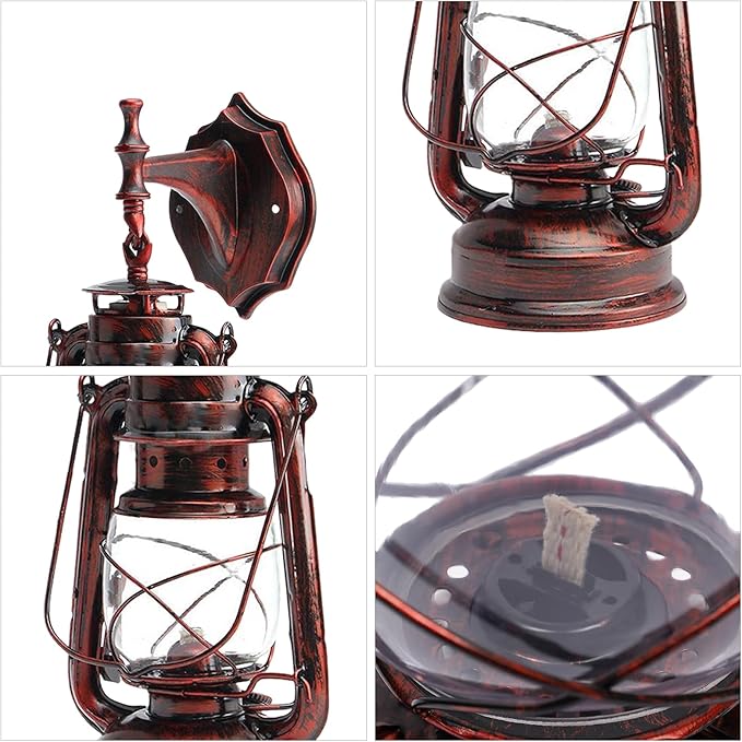 Brass Retro Wall Lamp – Vintage Industrial Sconce with E27 Socket, 5W Max - Outdoor Light Socket | Lumora