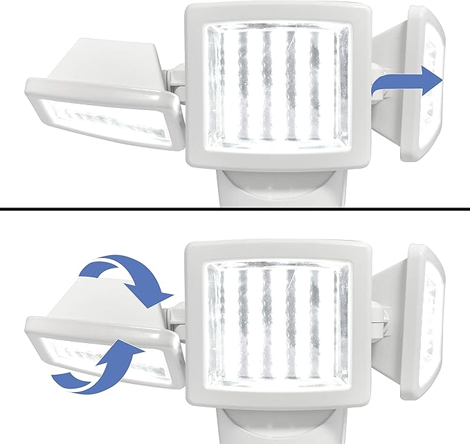 Sunforce 82183 - 180 LED Solar Motion Light, triple head, 1200 Lumens