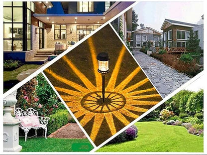 4 Pack Solar Pathway Lights Outdoor Pathway LED Solar Light IP65 Waterproof Landscape Lighting for Patio Driveway Decor (Cold White)