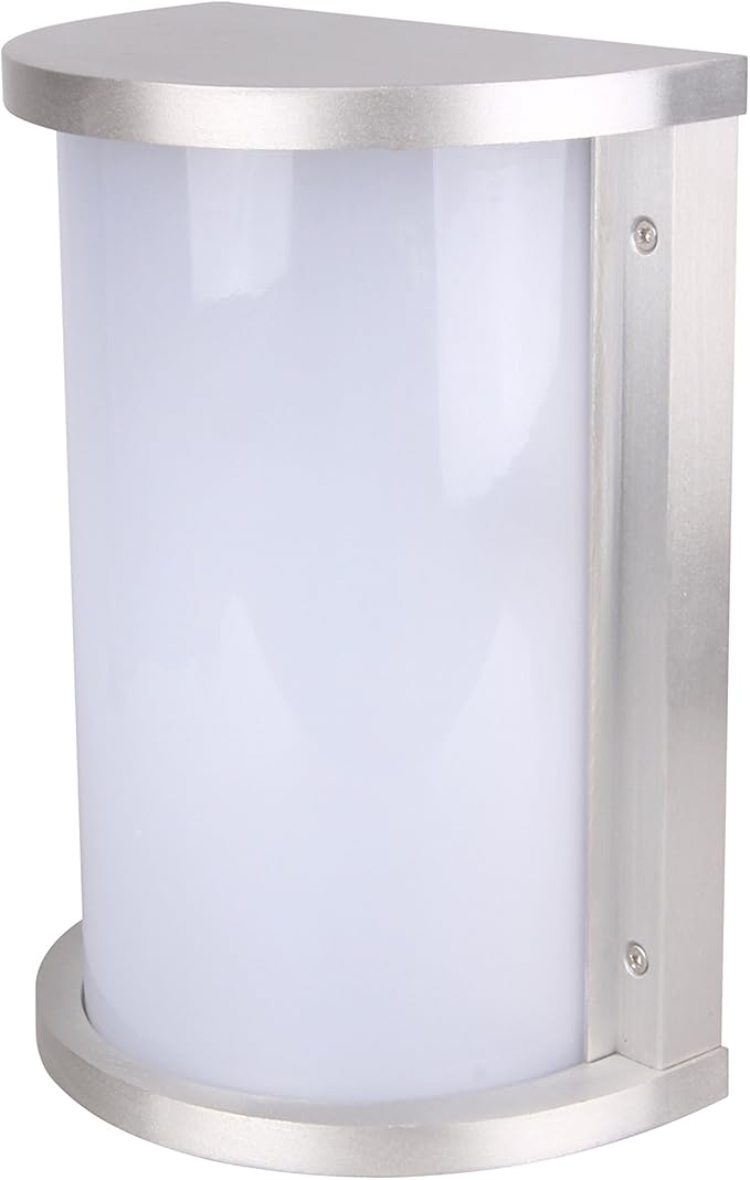 LIT-PaTH LED Bulkhead Light, Exterior Wall Light Fixture, 12.5W, 950 Lumen, 3000K Warm White, Aluminum, Outside | Lumora