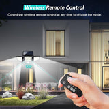 Tuffenough Solar Outdoor Lights 2500LM 210 LED Security Lights with Remote Control,3 Heads Motion Sensor Lights | Lumora