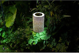 Soji Stella LED Outdoor Solar Lantern, Handmade with Weather-Resistant UV Treated Tyvek Fabric, Stainless Steel | Lumora
