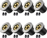 JESLED Low Voltage Landscape Lights, 6W LED Well Lights IP67 Waterproof, 3000K Warm - Outdoor Lighting Accessory | Lumora