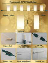 10 Pack Christmas Luminaria Pathway Lights - Enchanting Glowing Paper Bag Walkway Lights with 20 Stakes | Lumora