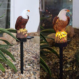 17in Solar Eagle Light, Resin Eagle Figurine Stake Light Garden Camping Eagle LED Light Outdoor Waterproof | Lumora