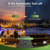 Solar Outdoor String Patio Bistro Lights, 50ft 52LED 3W G40 Bulbs, USB Rechargeable Portable Edison Café String | Lumora