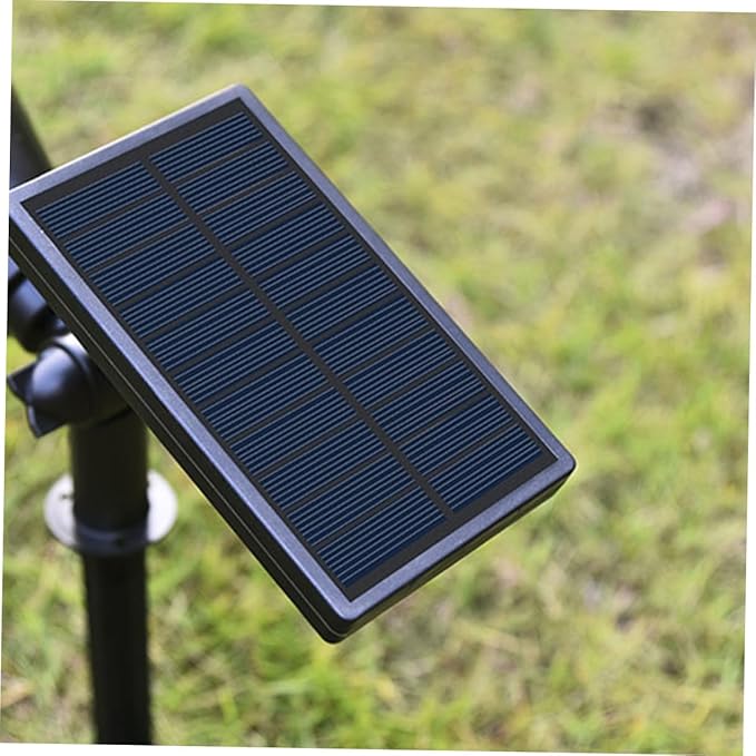 NUOBESTY Solar Lawn Spotlight and Wall Mount Solar Garden Lights with 4 LEDs for - Outdoor Security Flood Light | Lumora