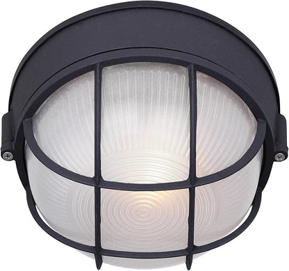 Canarm 1-Light Oudoor Lantern, Black Finish with Frosted Glass Shade, Durable Wet-Rated Outdoor Lighting for Porch, Patio and Outdoor Entryway