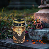 Eagle and Cross Pattern Solar Garden Stake Lights Grave Lamp for Outdoor Cemetery Waterproof Dustproof Flameless | Lumora