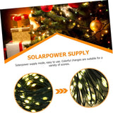 Solar LED Strip Light Warm White Outdoor Solar String Lights LEDs Flexible Decorative Lighting for Garden Bedroom | Lumora