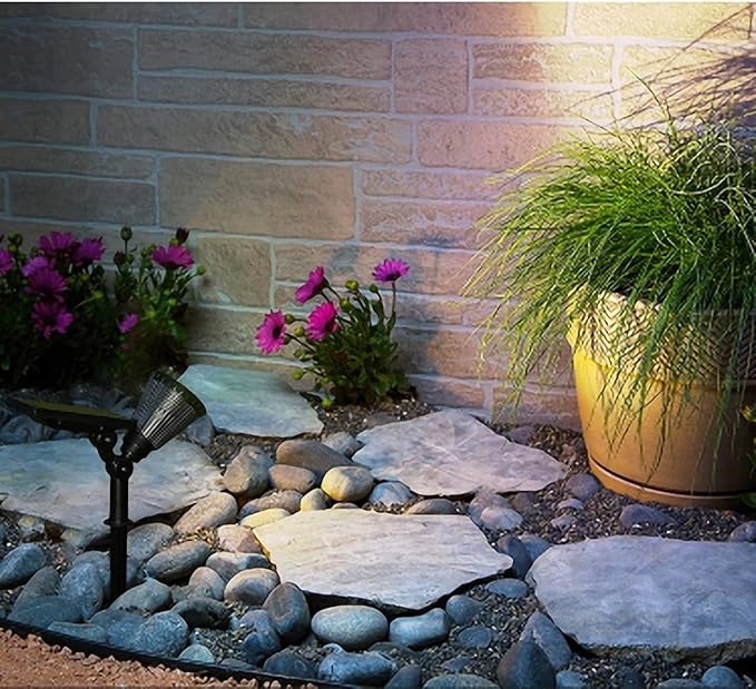 Ulalaza Solar Garden Lights Outdoor Color Changing Decorative Ball Solar Lights for Patio/Lawn/Yard/Path/Christmas