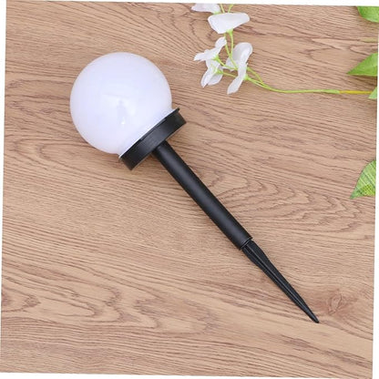 4pcs Solar Lawn Lamp Garden Solar Light Waterproof Ground Plug Courtyard Lighting Tool Outdoor Landscape Path Lights Warm White