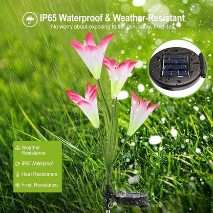 2Pcs Solar Garden Lights Outdoor - Solarek_2PcsFlowerLight_GPCT1963