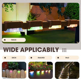 Solar Deck Lights Outdoor 16 Pack,Solar Step Lights Waterproof for Stairs,Step,Patio Front Porch,Backyard | Lumora