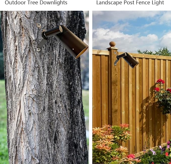 Arrownine Landscape Lighting Down Lights,Low Voltage Outdoor Wall Tree Mounted Lights Replaceable MR16 LED Bulb | Lumora