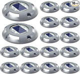 SIEDiNLAR Solar Deck Lights Dock Driveway Light LED Solar Powered Outdoor Waterproof Road Markers for Step Sidewalk | Lumora