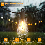 FOOMAN LED Outdoor String Lights, 500FT Outside Waterproof Hanging Patio Lights with 250+10 Shatterproof ST38 | Lumora
