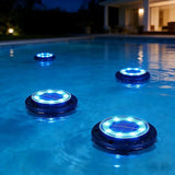 Flacchi Solar Lights Outdoor - Solar Powered Ground Lights Outdoor Solar Disk Light Waterproof Landscape Light for | Lumora