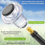 16 Pack Solar Lights Outdoor Waterproof Pathway Lights Solar Powered LED Mushroom Garden Lighting Stake for Outside | Lumora