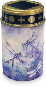 Dragonfly Horse Solar Lanterns Outdoor Waterproof,Solar Lights Purple Gift for Men Women LED Decor Light for | Lumora