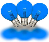 Novelty Lights 25 Pack G30 Glass LED Globe Bulbs, String Light Replacement Bulbs, E12 Candelabra Base, Energy | Lumora