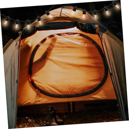 Veemoon 15m Led String Lights for Outdoor Camping High Voltage Fairy Lights LEDs for Garden Party and Tent Decoration Us