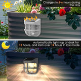 Energetic Solar Powered Garden Lights with Dusk to Dawn Sensors, Gray, 3 Pack - Outdoor Deck Light | Lumora